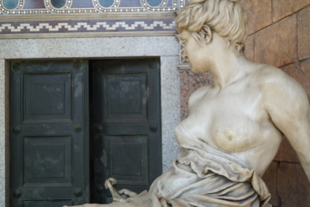 Turin Cemetery female figures art